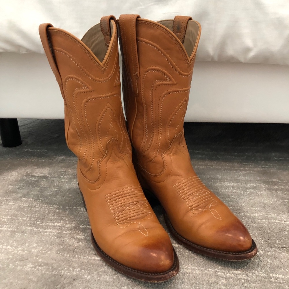 Tecovas “The Jamie” in Desert Calf Cowboy Boots